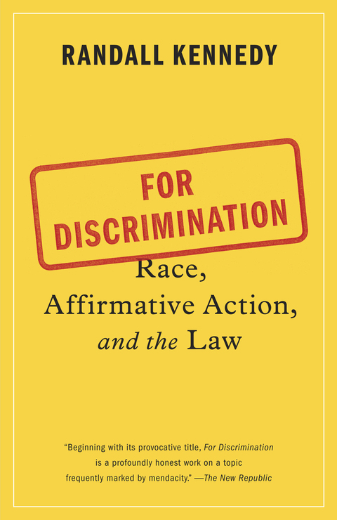 Cover image for book For Discrimination