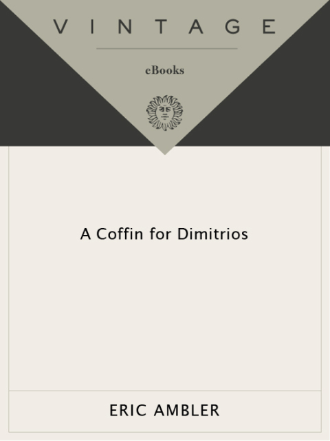 Cover image for book A Coffin for Dimitrios
