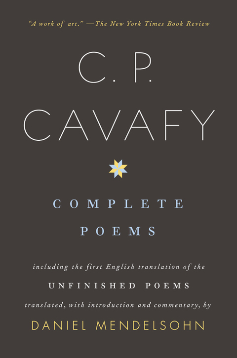 Cover image for book Complete Poems of C. P. Cavafy