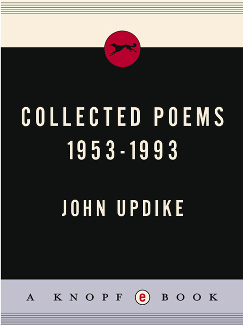 Cover image for book Collected Poems of John Updike, 1953-1993