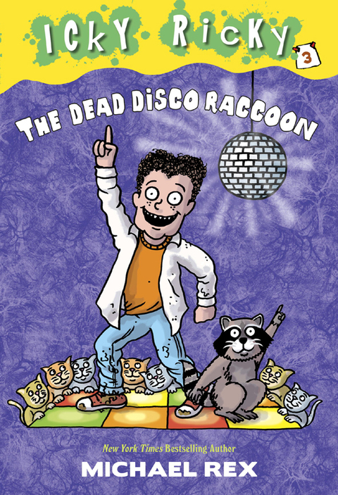 Cover image for book Icky Ricky #3: The Dead Disco Raccoon