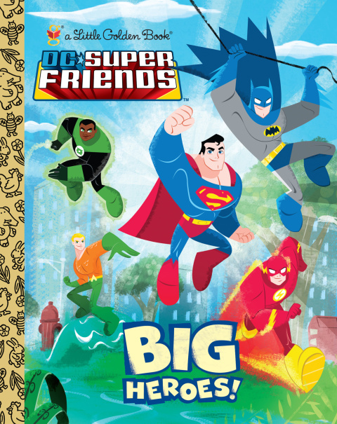 Cover image for book Big Heroes! (DC Super Friends)