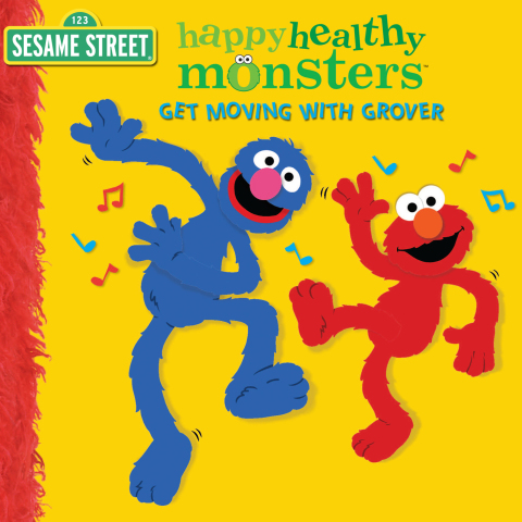 Cover image for book Get Moving with Grover (Sesame Street)