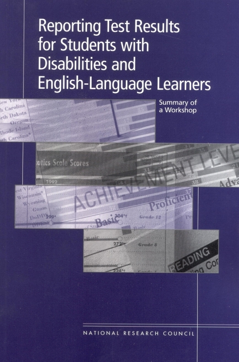 Cover image for book Reporting Test Results for Students with Disabilities and English-Language Learners