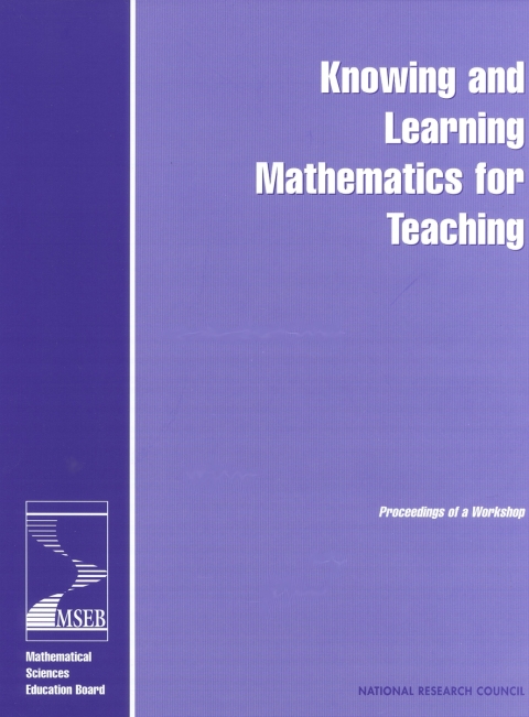 Cover image for book Knowing and Learning Mathematics for Teaching
