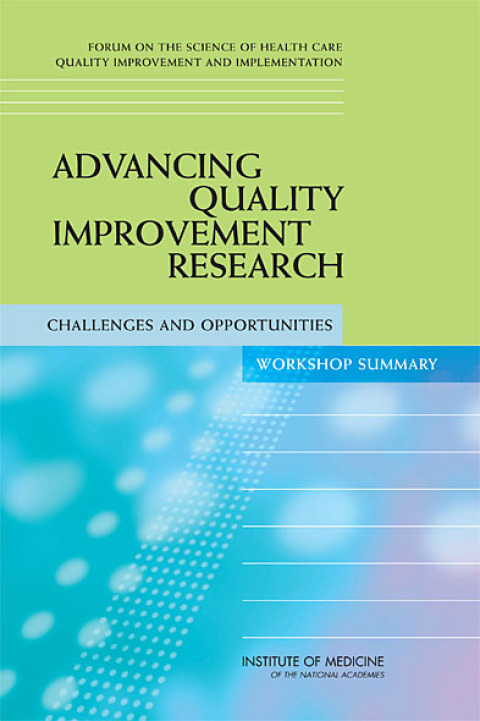 Cover image for book Advancing Quality Improvement Research