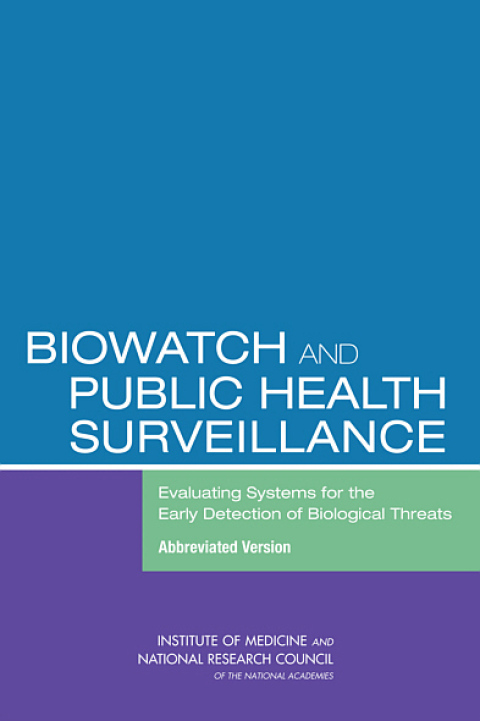 Cover image for book BioWatch and Public Health Surveillance