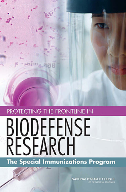 Cover image for book Protecting the Frontline in Biodefense Research