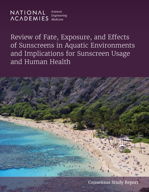 Cover image for book Review of Fate, Exposure, and Effects of Sunscreens in Aquatic Environments and Implications for Sunscreen Usage and Human Health