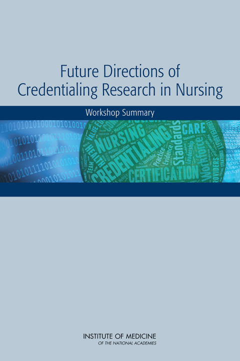 Cover image for book Future Directions of Credentialing Research in Nursing