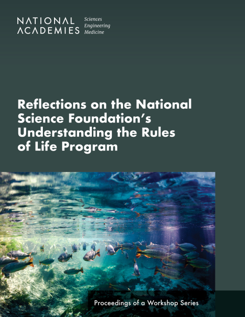 Cover image for book Reflections on the National Science Foundation's Understanding the Rules of Life Program