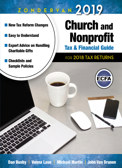 Cover image for book Zondervan 2019 Church and Nonprofit Tax and Financial Guide