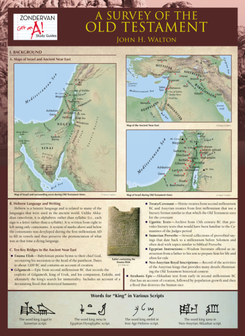 Cover image for book A Survey of the Old Testament Laminated Sheet