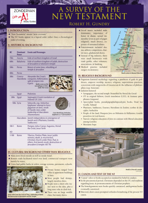 Cover image for book A Survey of the New Testament Laminated Sheet