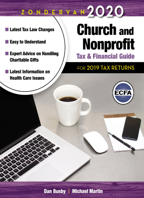 Cover image for book Zondervan 2020 Church and Nonprofit Tax and Financial Guide
