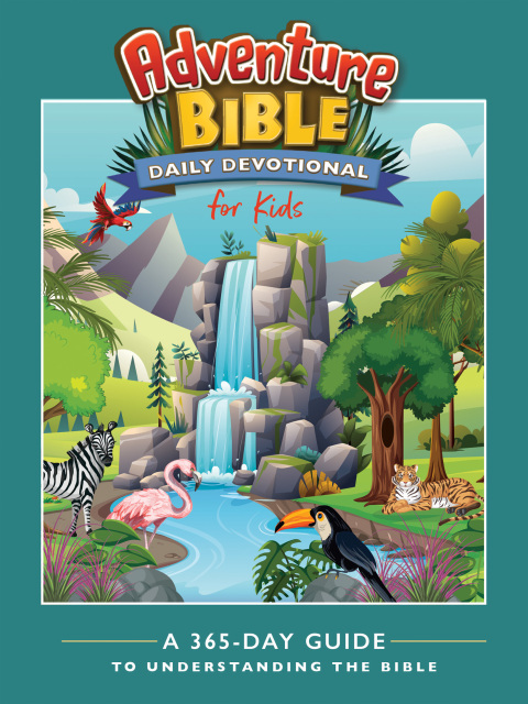 Cover image for book Adventure Bible Daily Devotional for Kids