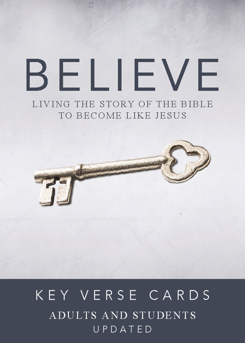Cover image for book Believe Key Verse Cards: Adult/Student