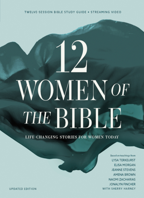 Cover image for book Twelve Women of the Bible Study Guide plus Streaming Video, Updated Edition