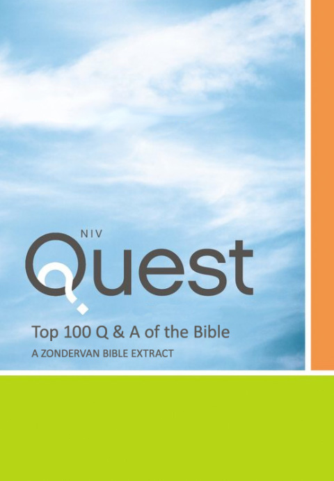 Cover image for book NIV, Top 100 Most-Asked Questions of the Bible: Excerpts from The Quest Study Bible