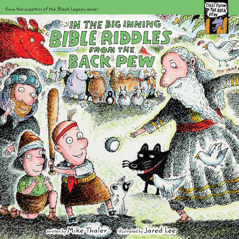 Cover image for book In the Big Inning…  Bible Riddles from the Back Pew