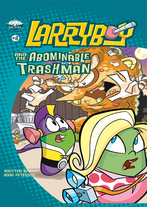 Cover image for book LarryBoy and the Abominable Trashman!