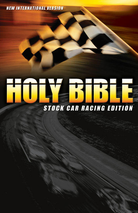 Cover image for book NIV, Holy Bible: Stock Car Racing, eBook