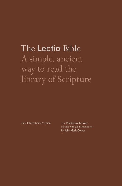 Cover image for book NIV Lectio Bible: A simple, ancient way to read the library of Scripture