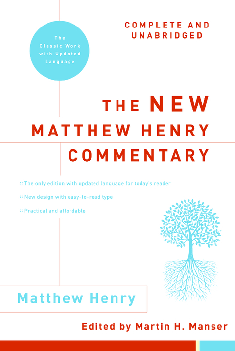 Cover image for book The New Matthew Henry Commentary: Complete and Unabridged