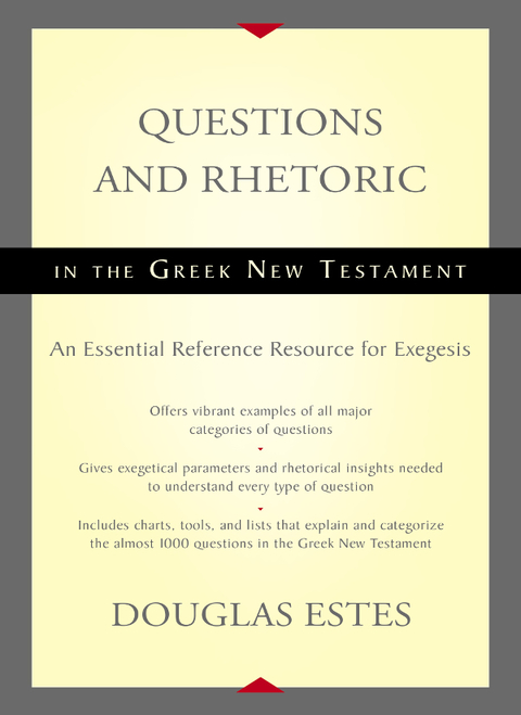 Cover image for book Questions and Rhetoric in the Greek New Testament