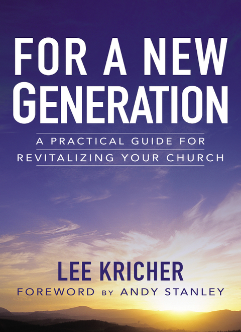 Cover image for book For a New Generation