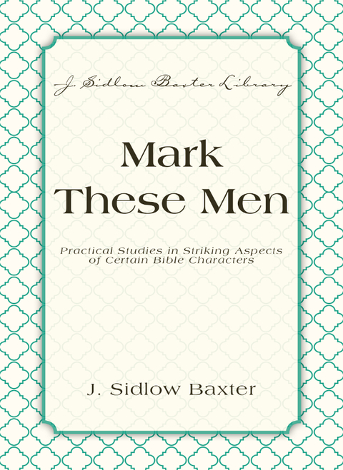 Cover image for book Mark These Men