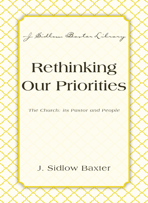 Cover image for book Rethinking Our Priorities
