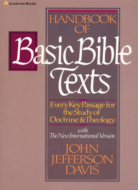 Cover image for book Handbook of Basic Bible Texts