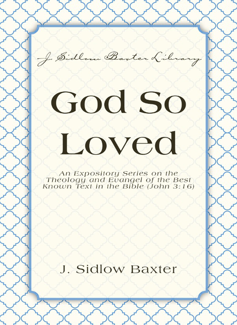 Cover image for book God So Loved