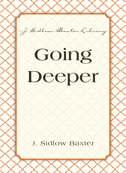Cover image for book Going Deeper