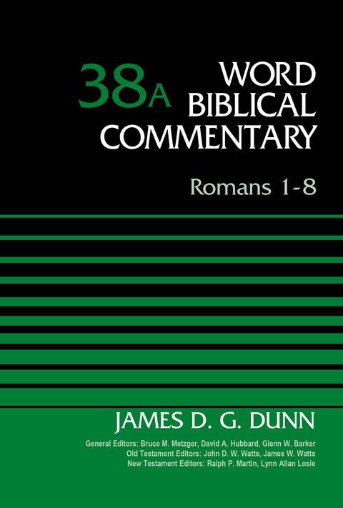 Cover image for book Romans 1-8, Volume 38A