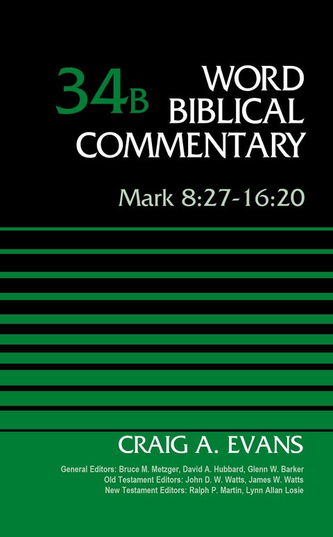 Cover image for book Mark 8:27-16:20, Volume 34B