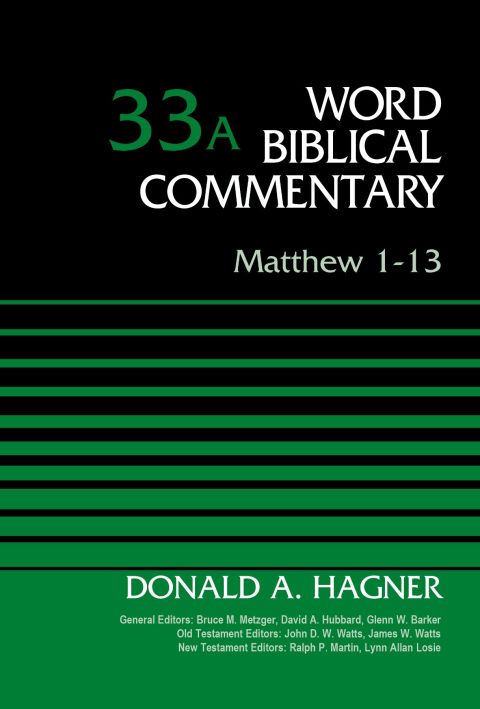 Cover image for book Matthew 1-13, Volume 33A