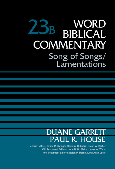 Cover image for book Song of Songs and Lamentations, Volume 23B