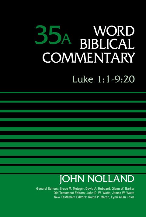 Cover image for book Luke 1:1-9:20, Volume 35A