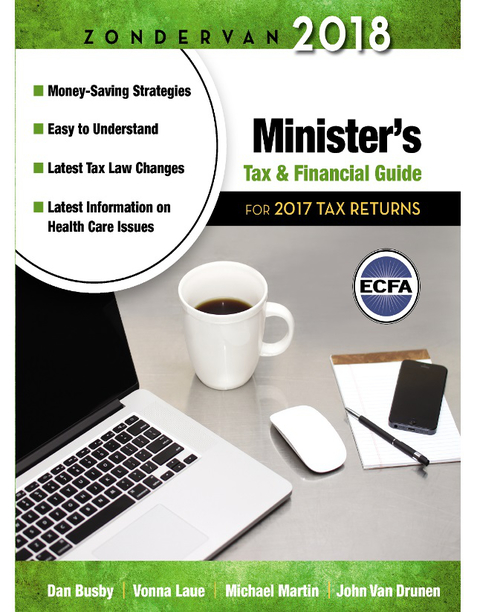 Cover image for book Zondervan 2018 Minister's Tax and Financial Guide