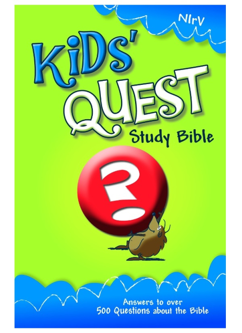 Cover image for book NIrV, Kids' Quest Study Bible