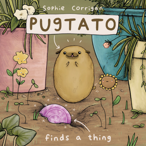 Cover image for book Pugtato Finds a Thing
