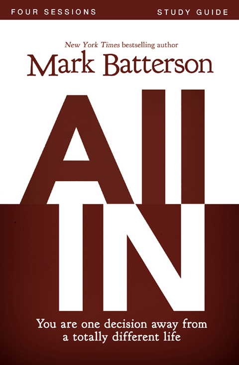 Cover image for book All In Bible Study Guide