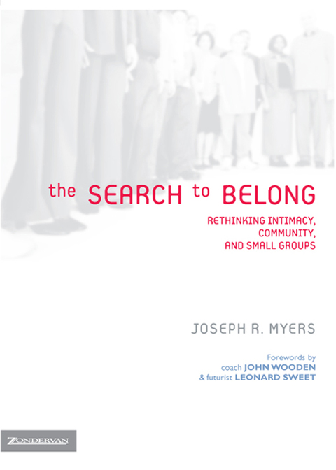 Cover image for book The Search to Belong