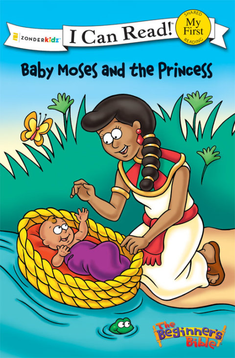 Cover image for book The Beginner's Bible Baby Moses and the Princess