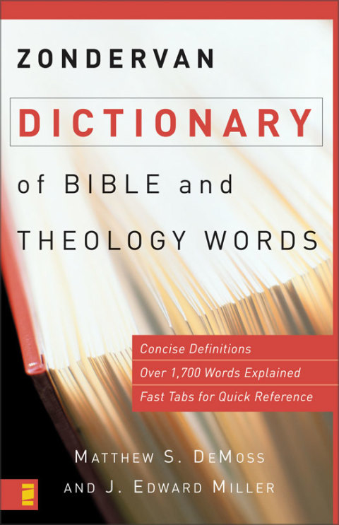 Cover image for book Zondervan Dictionary of Bible and Theology Words