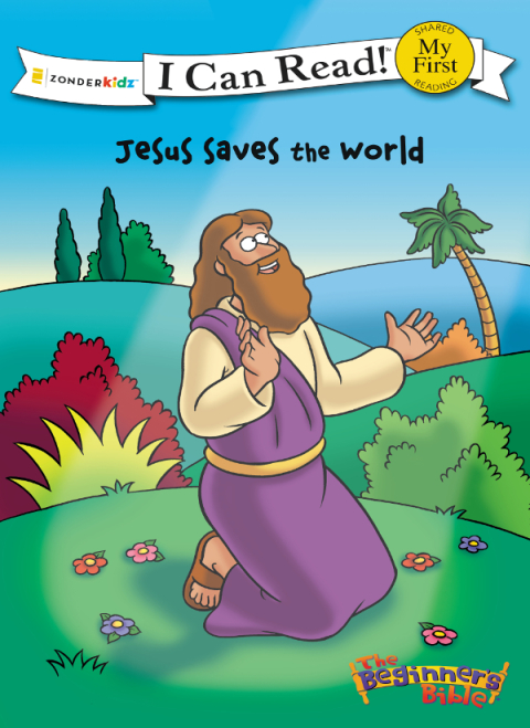 Cover image for book The Beginner's Bible Jesus Saves the World