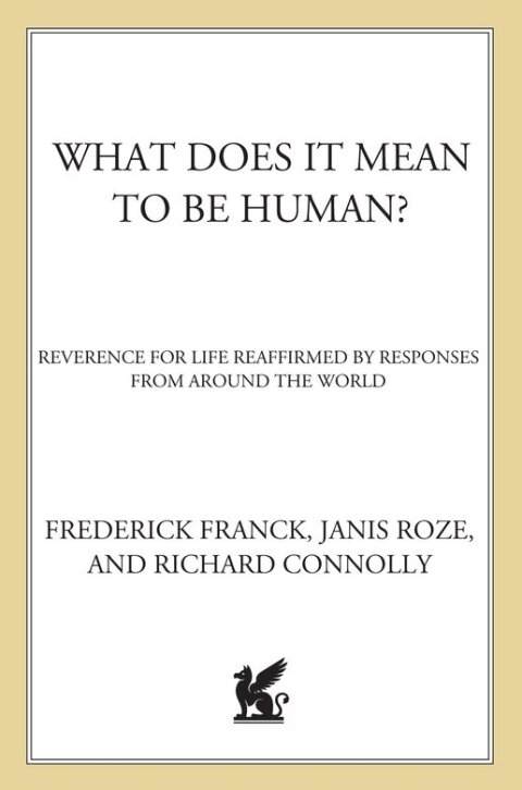 Cover image for book What Does It Mean to Be Human?