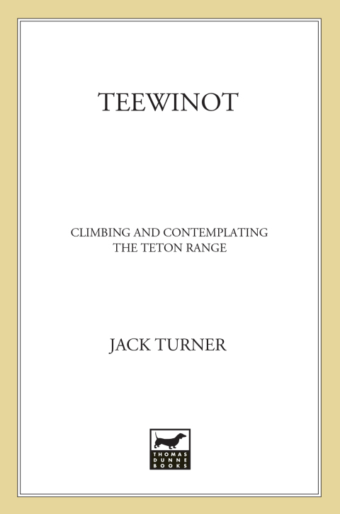 Cover image for book Teewinot